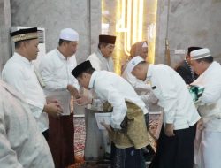 Bupati dan Forkopimda Sholat idul adha di mesjid Al-Anwar