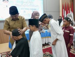 Milad ke-60 ,Bupati Anwar Sadat Santuni 100 Anak Yatim