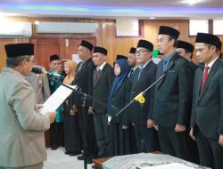Bupati Tanjabbar Lantik Pejabat di Lingkungan Pemkab Tanjabbar