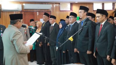 Bupati Tanjabbar Lantik Pejabat di Lingkungan Pemkab Tanjabbar