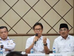 Bupati Tanjabbar Sambut Kedatangan Menteri Kesehatan RI