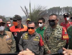 Karhutla Tahura Batang Hari Kembali Jadi Perhatian, Kasiops Korem 042/GAPU Dampingi Gubenur Jambi Tinjau Langsung Lokasi