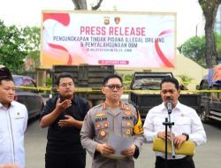 Polda Jambi Gelar Konferensi Pers, Ungkap Penertiban 22.800 Liter Minyak dan BBM