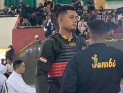 ‎Luar Biasa! Pratu Andrian Firdaus Tunjukkan Taji Prajurit Jambi di Kejuaraan Pencak Silat Nasional ‎