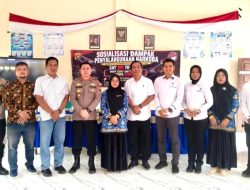 ‎Sosialisasikan Dampak Penyalahgunaan Narkoba, Ditresnarkoba Polda Jambi Turun ke SMAN 9 Tanjabtim