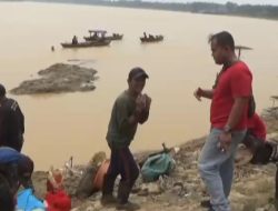 ‎Aktivitas Dompeng Diduga Cari Barang Antik di Sungai Batanghari, Warga Desa Senaung Resah ‎