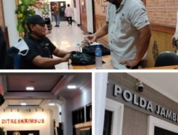 FAAKI Maju Selangkah, lakukan Audiesi ke Ditreskrimsus Polda Jambi Soroti Proyek Tanggul Pematang Sulur ‎