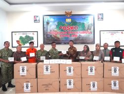 ‎Danrem 042/Gapu Salurkan 25 Ribu Masker Bantuan Presiden, Lindungi Warga Jambi Dari Dampak Kabut Asap Karhutla