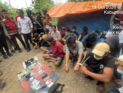 Polda Jambi Gencarkan KRYD Penegakan Hukum Narkoba, 20 Orang Terduga Pengguna Diamankan di Senaung