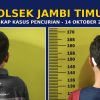 Polsek Jambi Timur Gerak Cepat Bekuk Dua Pelaku Pencuri Tas Di Payo Selunca
